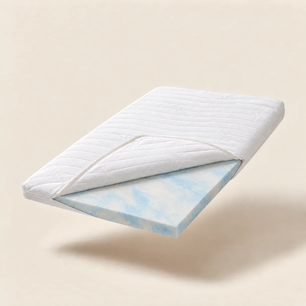 Topper 120x200 cm – 9 cm – Hybride Schuim – Medium